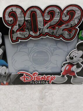 2/$10 Disney 2022 Black and White Souvenir Picture Frame